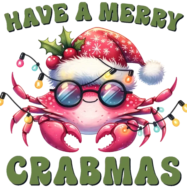 Merry Christmas Crab