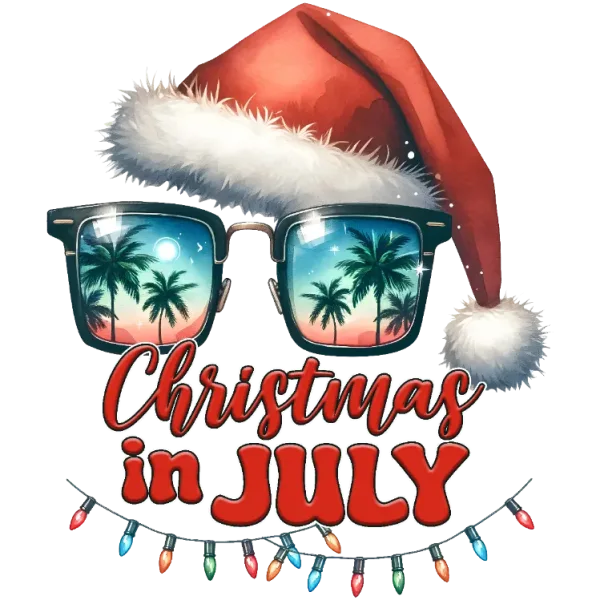 Christmas in July Celebration Graphic
