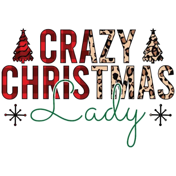 Crazy Christmas Lady