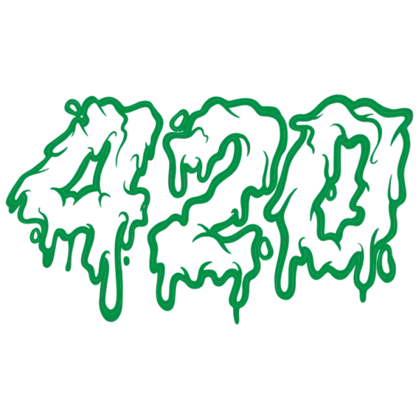 420 Drippy Font Logo