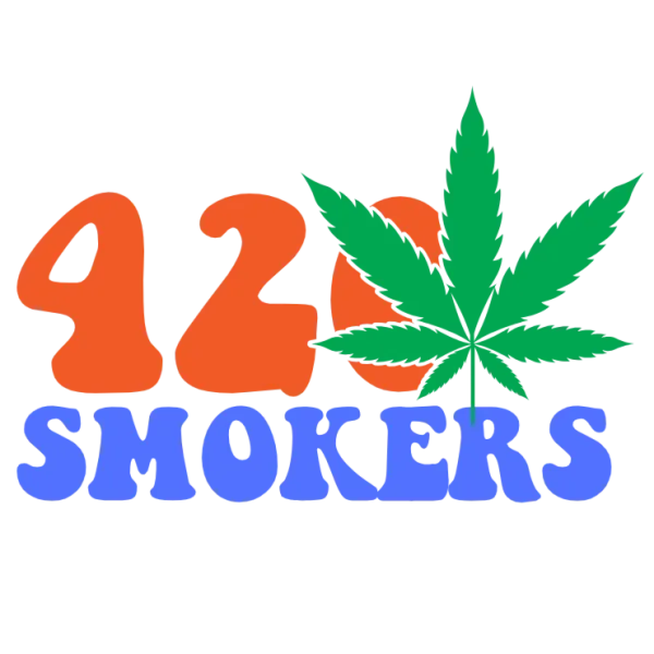 420 Smokers T-Shirt Transfer: Weed Leaf Design