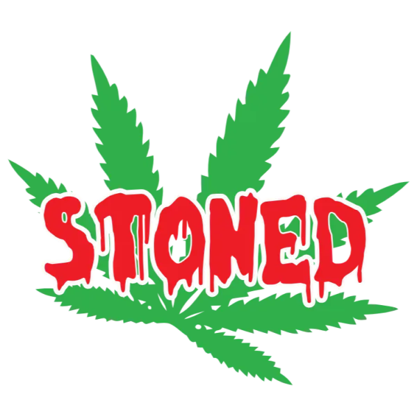 Stoned Weed Leaf Design