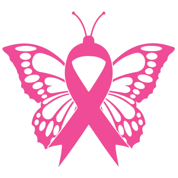 Pink Ribbon Butterfly