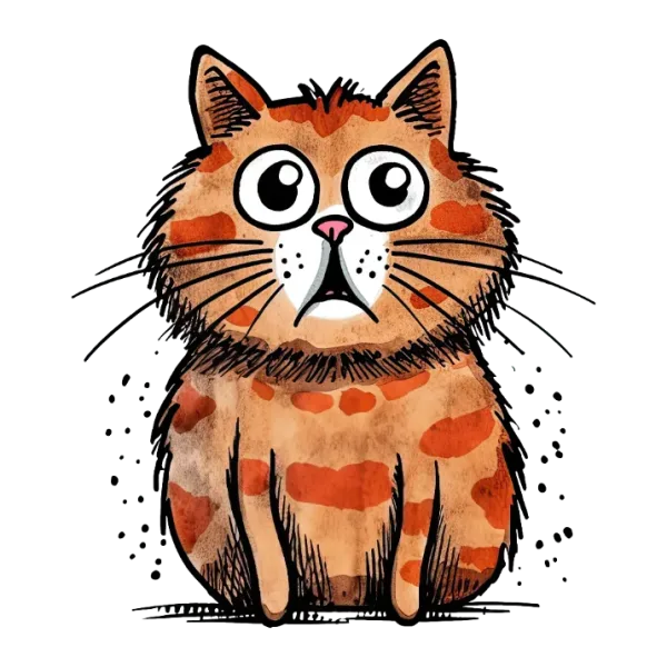 Cute Cat Illustration