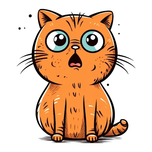 Cute Cartoon Cat Illustration