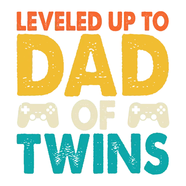 Leveled Up Dad T-Shirt Design