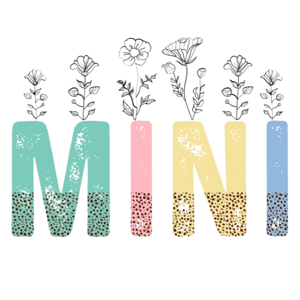 MINI Floral Letters