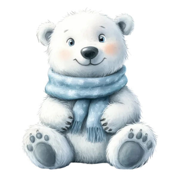 Cozy Winter Frosty Christmas (Bear)