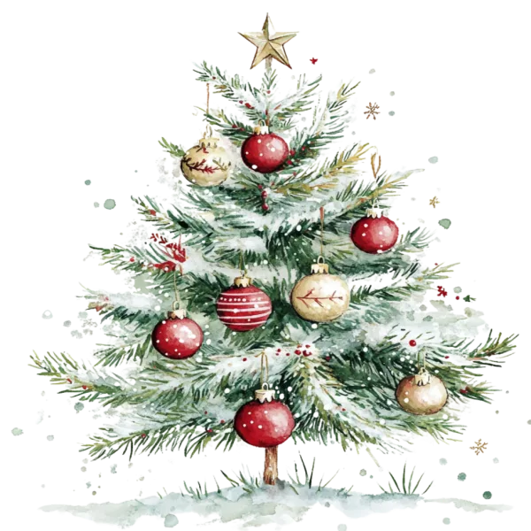 Christmas tree with bells