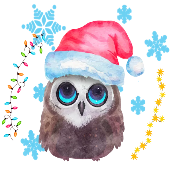 cute Christmas Owl