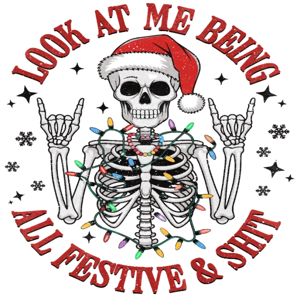 Look At Me Being All Festive And Shit (With Texture)