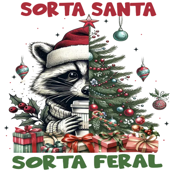 Sorta Santa, Sorta Feral Raccoon