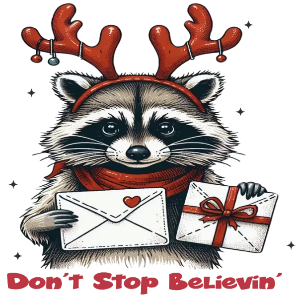 Don't Stop Believin' Raccoon