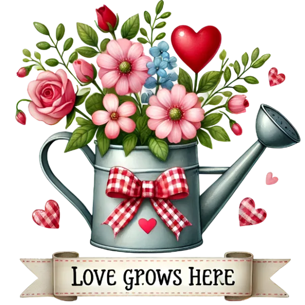 Flowers grow with love