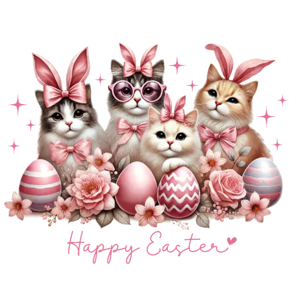 Easter Cats