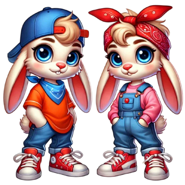 Easter Rabbit Couples